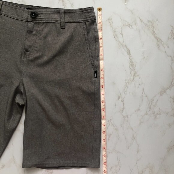 O'Neill Mens Heather Gray Quick Dry Hybrid Shorts, Size 30 waist - Picture 11 of 12